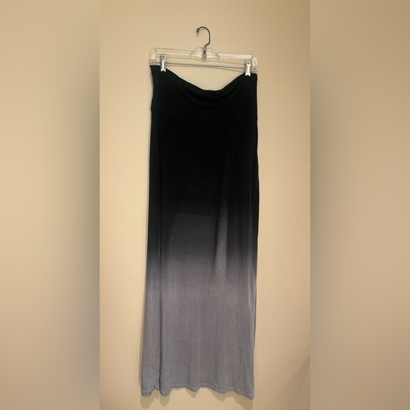 Brokedown Dresses & Skirts - Boho Style Brokedown Black and Gray Ombre Women's Skirt